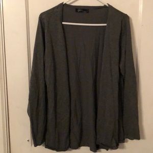 Gray cardigan